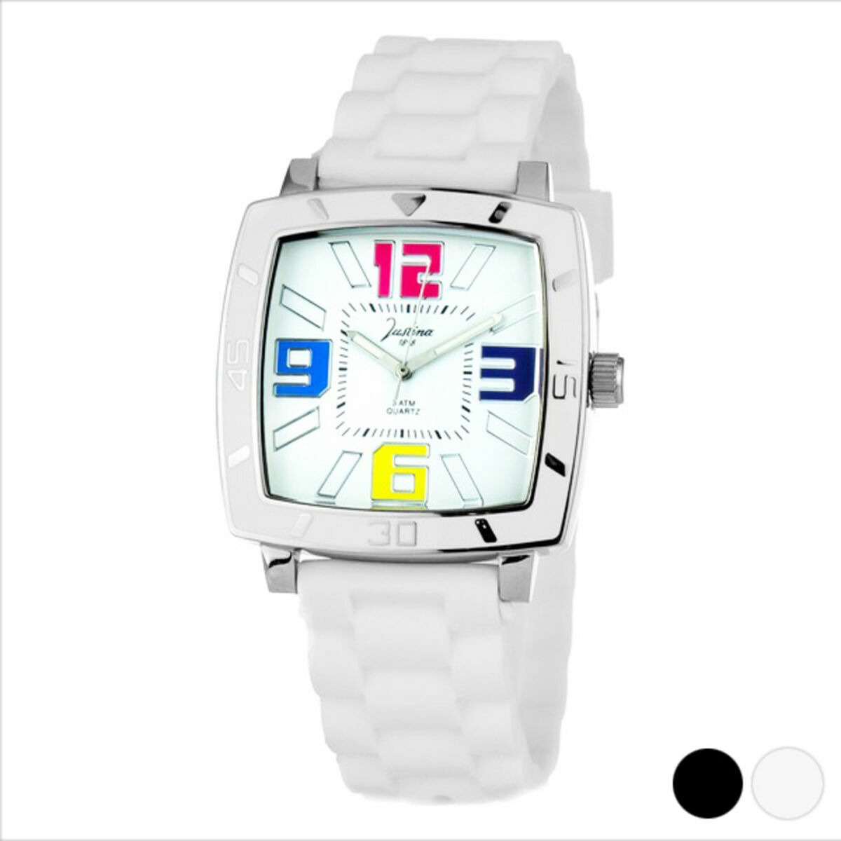 Unisex Watch Justina 21971 (Ø 40 mm) White